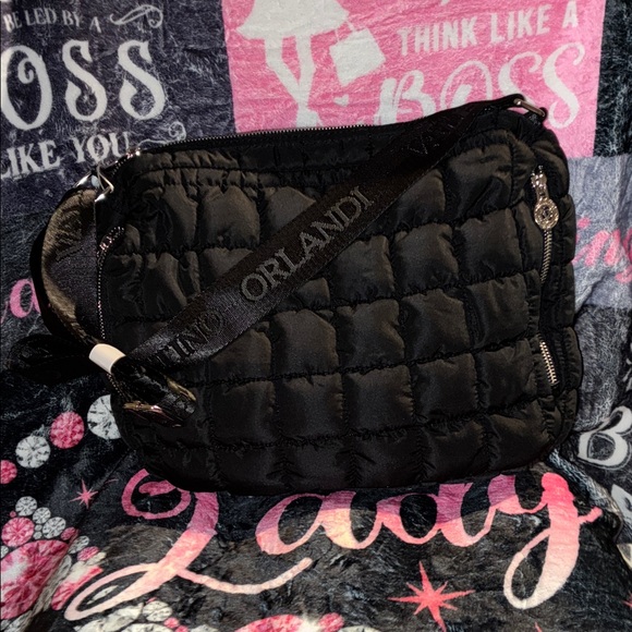 Valentino Orlandi Handbags - Valentino Orlandi Black Quilted Crossbody Bag